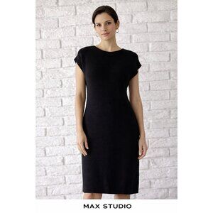 Max Studio Black Knitted Dress Sz XS